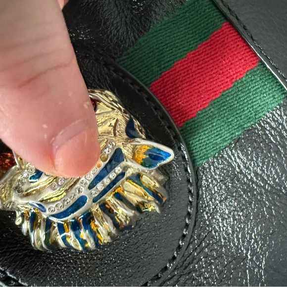 Gucci black leather Rajah Maxi Tote - Picture 10 of 10